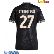 Juventus Andrea Cambiaso #27 Replica Third Shirt Ladies 2025-26 Short Sleeve